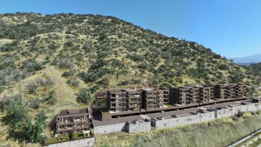 Vista aérea real del avance de obra del proyecto.